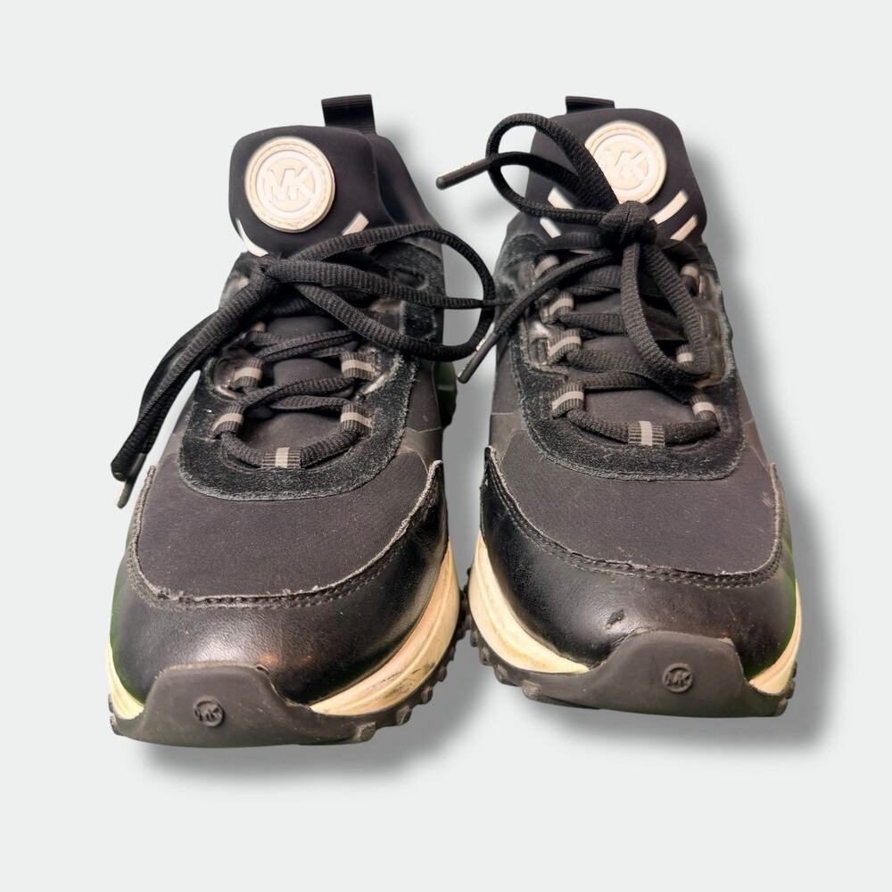 MICHAEL KORS‎ Theo Sport Scuba Trainer Women’s Shoes Size 7M Black White